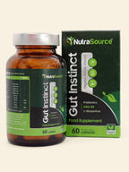 Gut Instinct supplement bottle and box